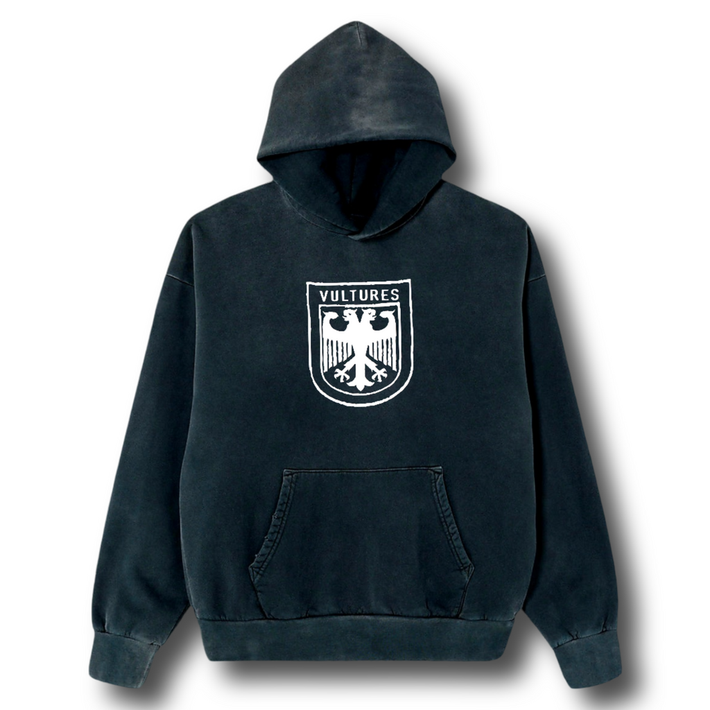 ¥$ Kanye West Ye Ty Dolla Sign Vultures Album Merch Vintage Retro Washed Black Hoodie