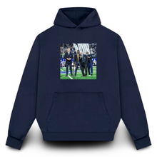 Load image into Gallery viewer, How Bout Them Cowboys! Jimmy Johnson Dallas Cowboys Premium Navy Blue Hoodie