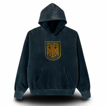 Load image into Gallery viewer, ¥$ Kanye West Ye Ty Dolla Sign Vultures Vintage Washed Black & Metallic Gold Hoodie