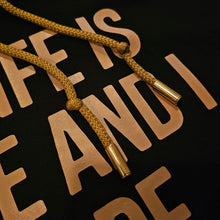 Load image into Gallery viewer, Kanye West Ye My Life Is Dope and I Do Dope Sh*t Premium Black Hoodie