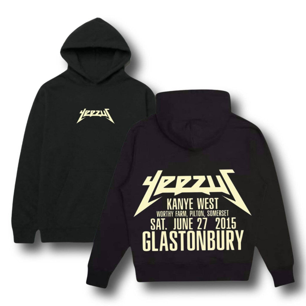 Kanye West Ye Yeezus Tour Glastonbury Festival Logo Premium Streetwear Hoodie