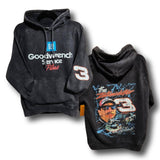 Dale Earnhardt 3 Goodwrench Nascar Distressed Black Vintage Style Premium Hoodie