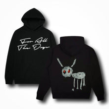 Load image into Gallery viewer, Drake For All The Dogs Album Cover Art OVO Black Premium Hoodie