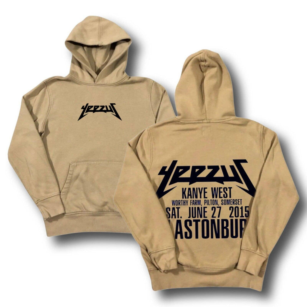 Kanye West Ye Yeezus Tour Logo Glastonbury Festival Premium Streetwear Hoodie