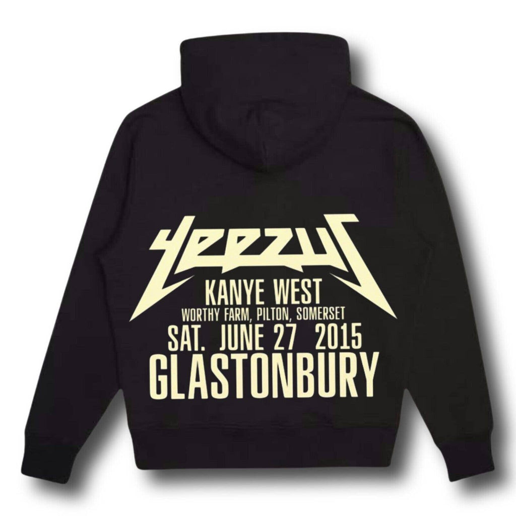 Kanye West Ye Yeezus Tour Glastonbury Festival Logo Premium Streetwear Hoodie
