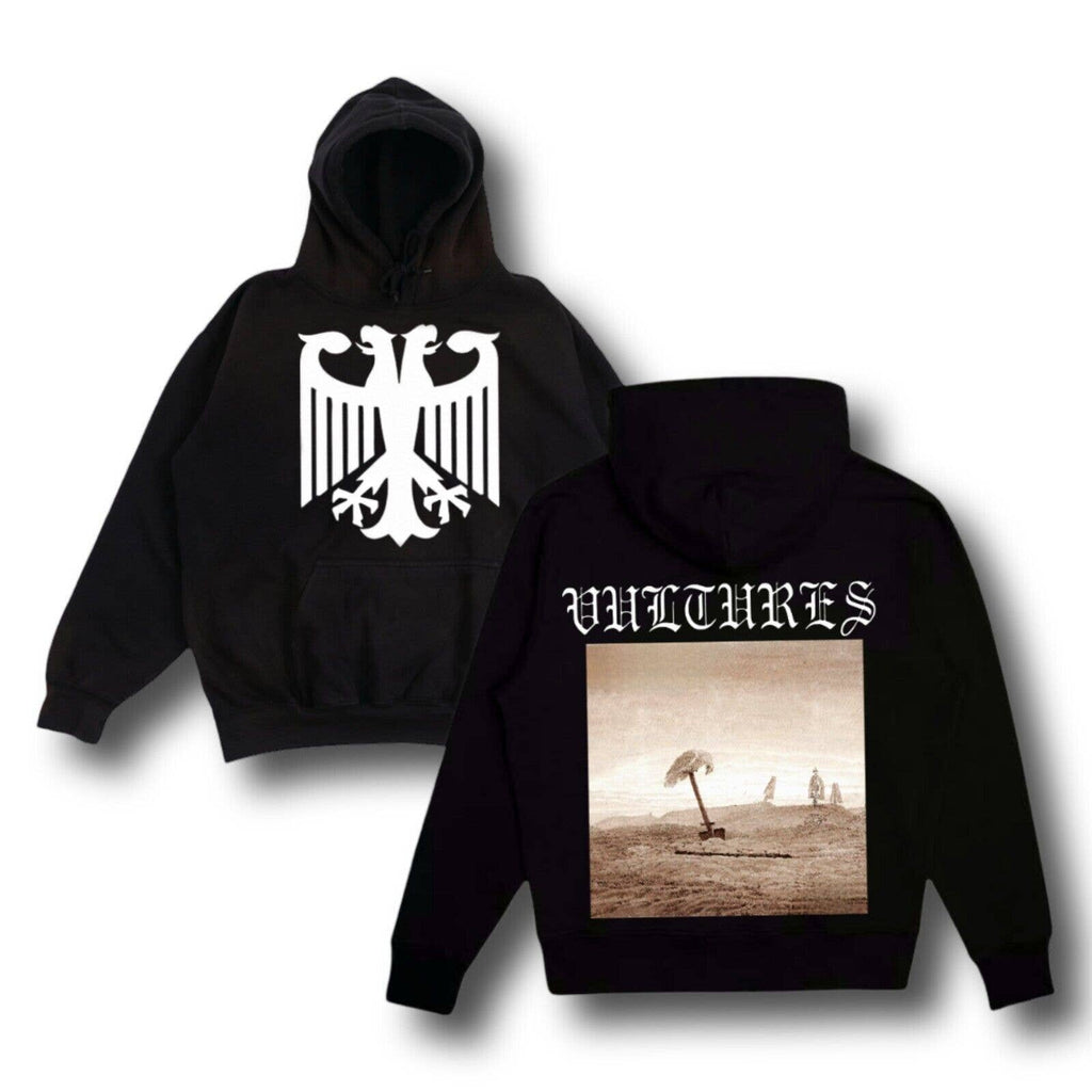 ¥$ Kanye West Ye Ty Dolla Sign Album Cover Vultures Logo Black Streetwear Hoodie