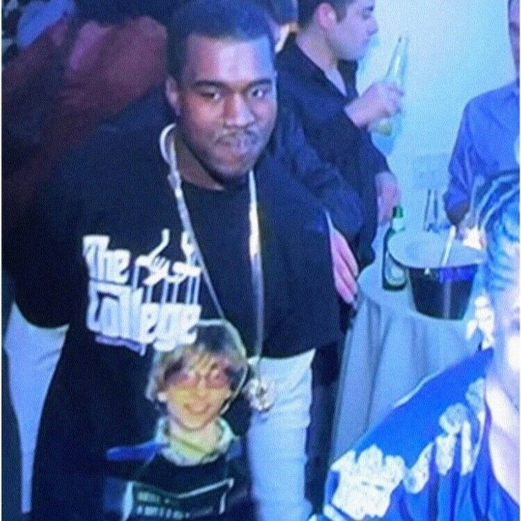 Kanye West Ye The College Dropout Bill Gates Mug Shot Boxy Vintage Style T-Shirt