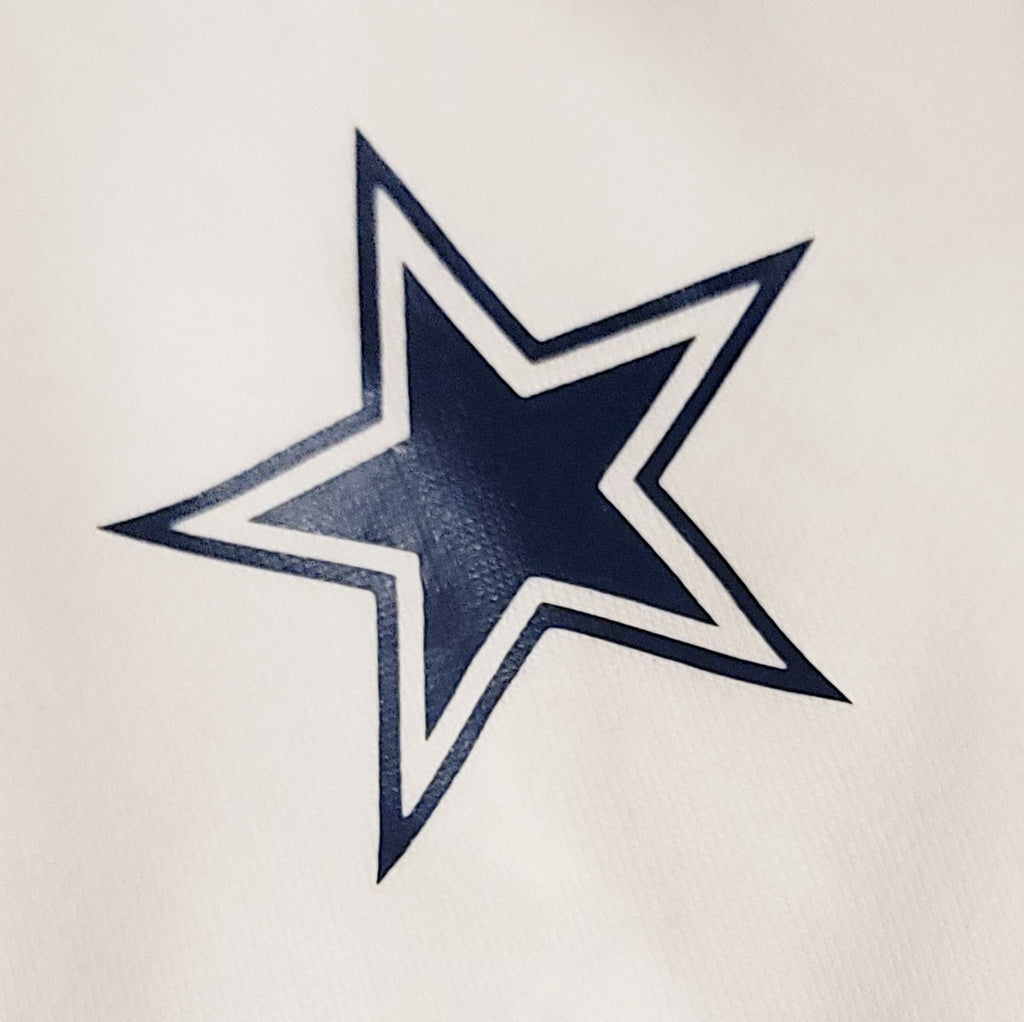 Dallas Cowboys Women's Alternate Throwback Double Star Logo Premium Cropped Hoodie