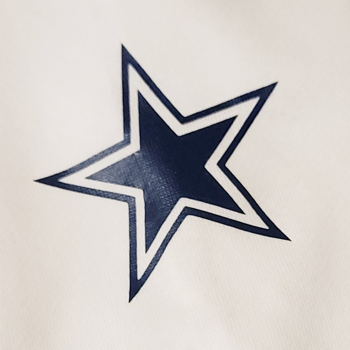 Dallas Cowboys Big Alternate Throwback Double Star Logo Premium White Hoodie, M