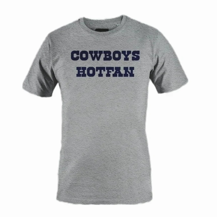 DALLAS COWBOYS APPAREL GRAY & BLUE L/S COTTON SHIRT - SIZE XL