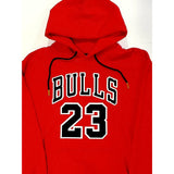 Michael Air Jordan 23 Chicago Bulls Jersey Red Hoodie