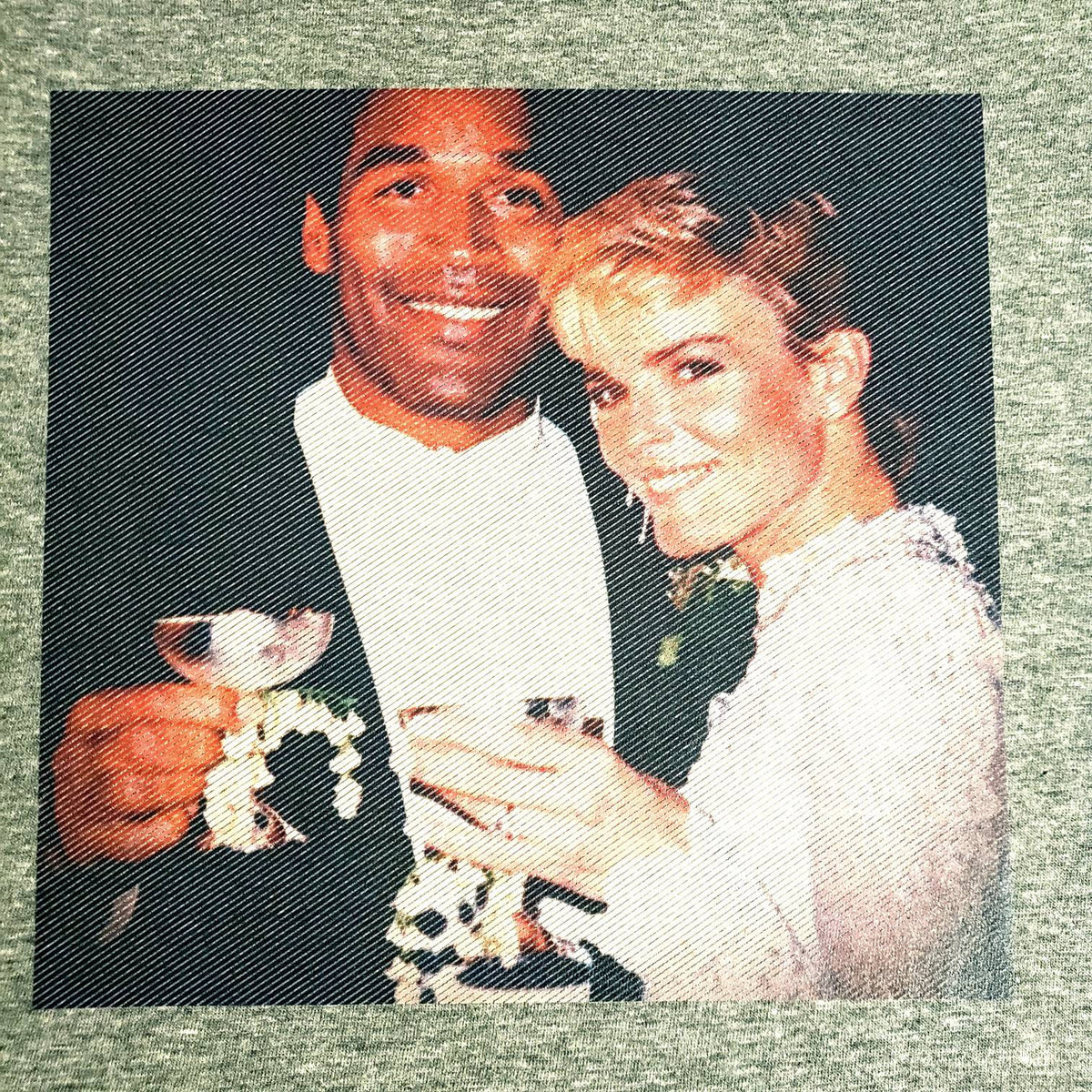 O.J. OJ and Nicole Brown Simpson Wedding Picture / Photo Funny Premium – BGF Designs