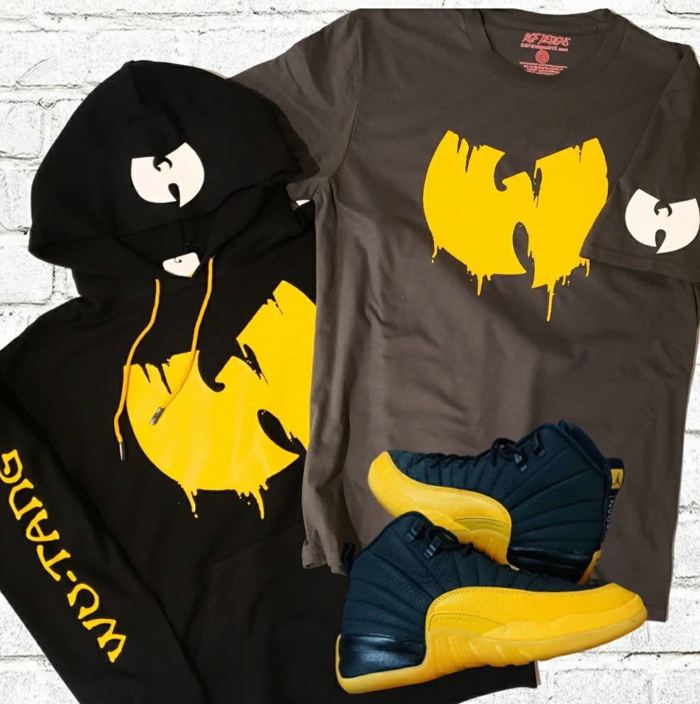 Yellow And black hoodie