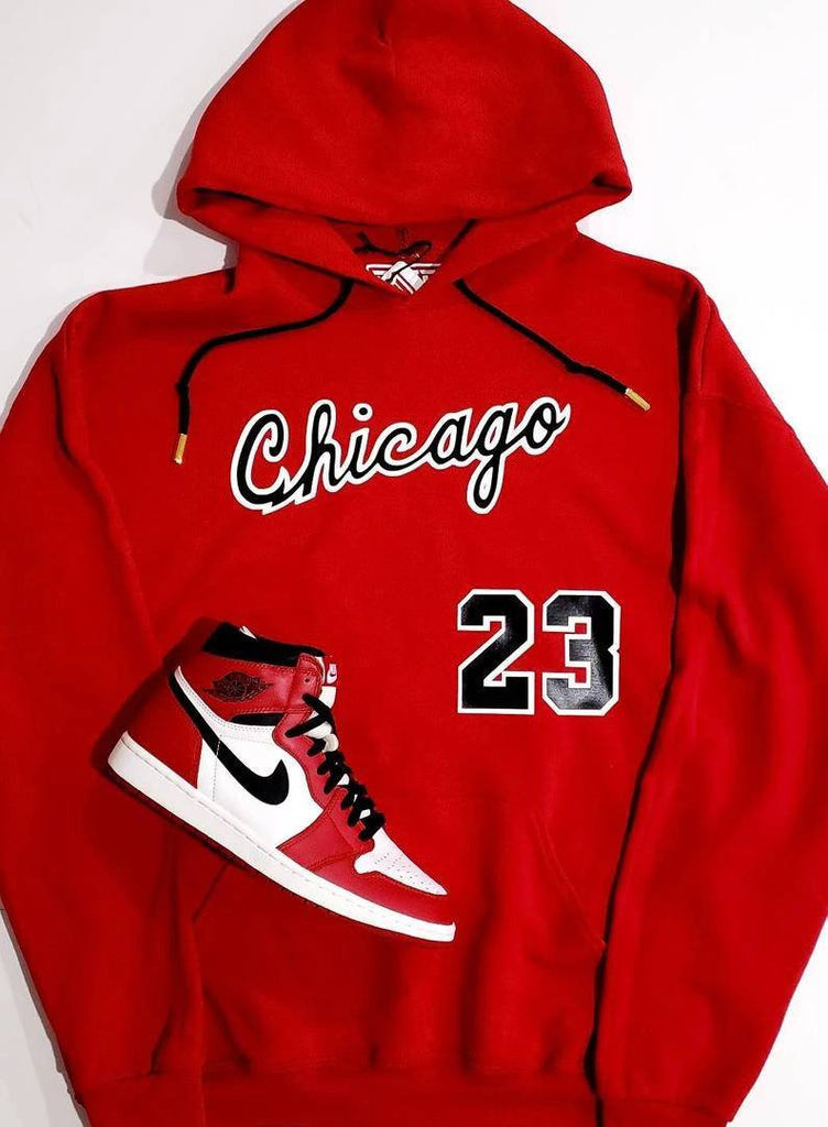 Vintage Red Hoodie