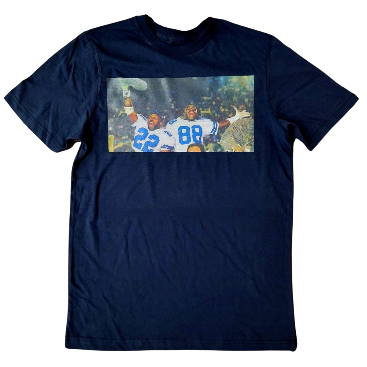 Dallas Cowboys Emmit Smith Troy Aikman Michael Irvin Triplets Vintage Premium T-Shirt, L