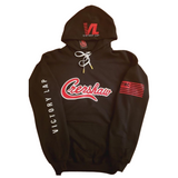CRENSHAW Victory Lap Nipsey Hussle The Marathon Continues Black Red White Gold Hoodie
