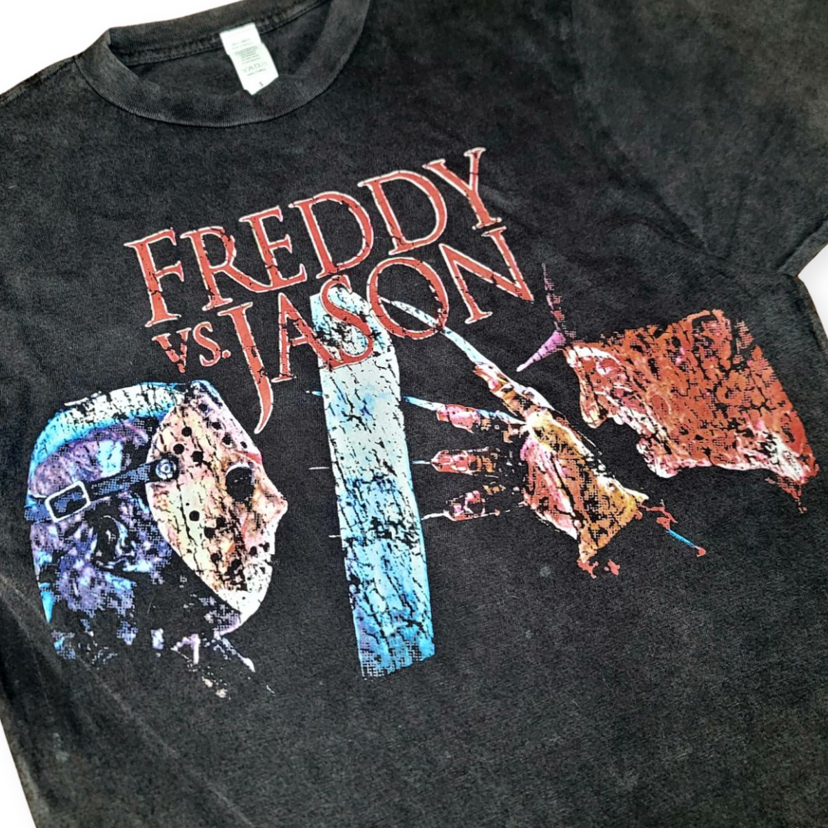 Freddy Vs. Jason Movie Bootleg, Vintage Style Premium T-Shirt