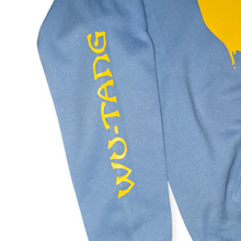 Load image into Gallery viewer, Wu-Tang Clan Drip Logo Premium Light Blue Premium Hoodie