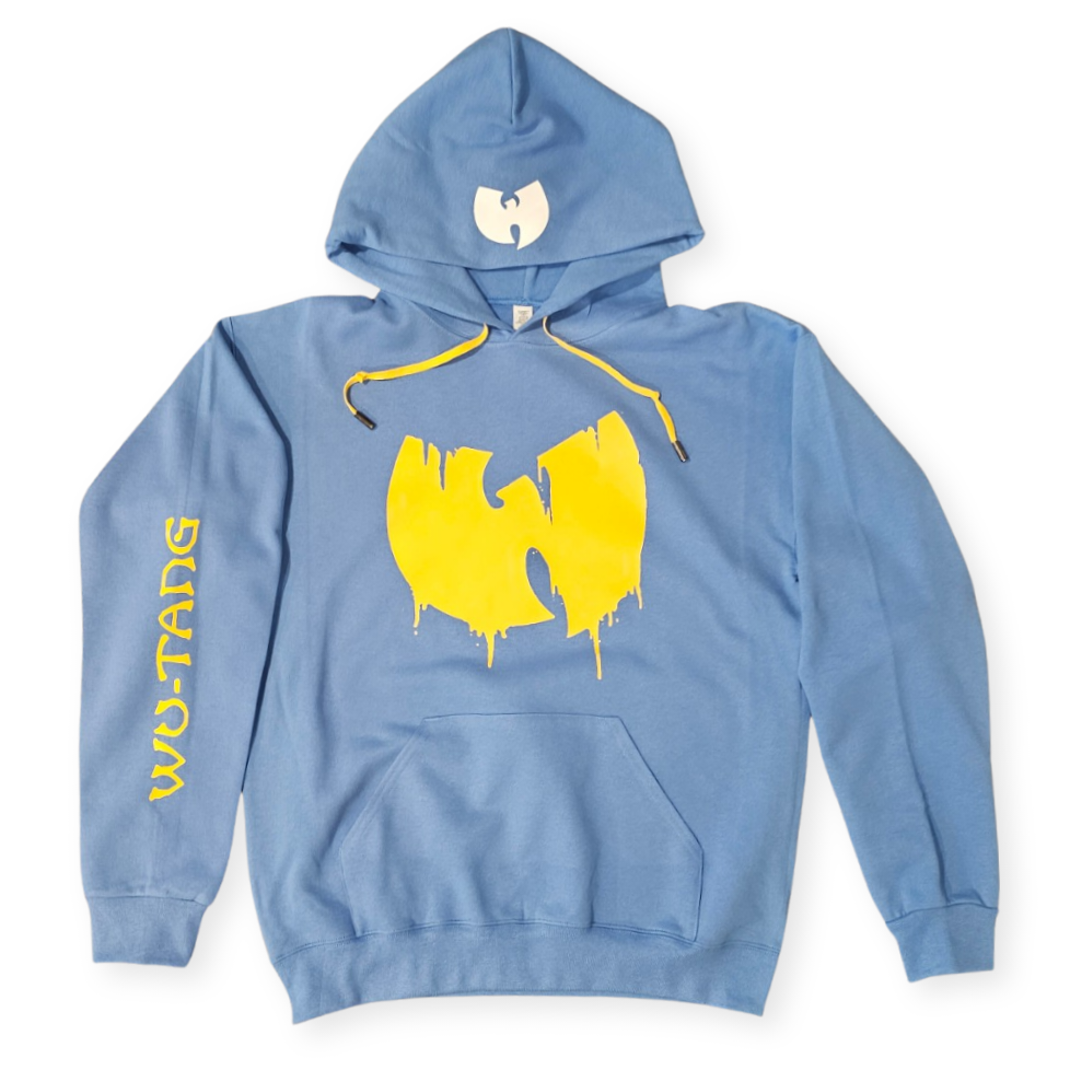 Wu-Tang Clan Drip Logo Premium Light Blue Premium Hoodie