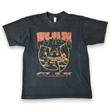 Wu Tang Clan 90's Distressed Black Vintage Style Premium T-Shirt
