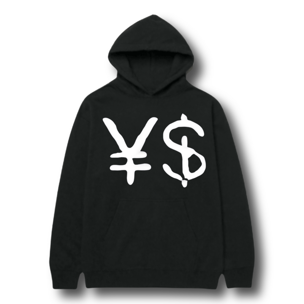 ¥$ Kanye West Ye Ty Dolla $ign Album Yen & Dollar Logo Premium Black Hoodie