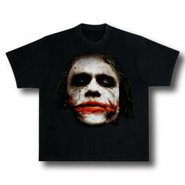 Batman The Dark Knight Movie Joker Heath Ledger Premium Heavyweight T-Shirt