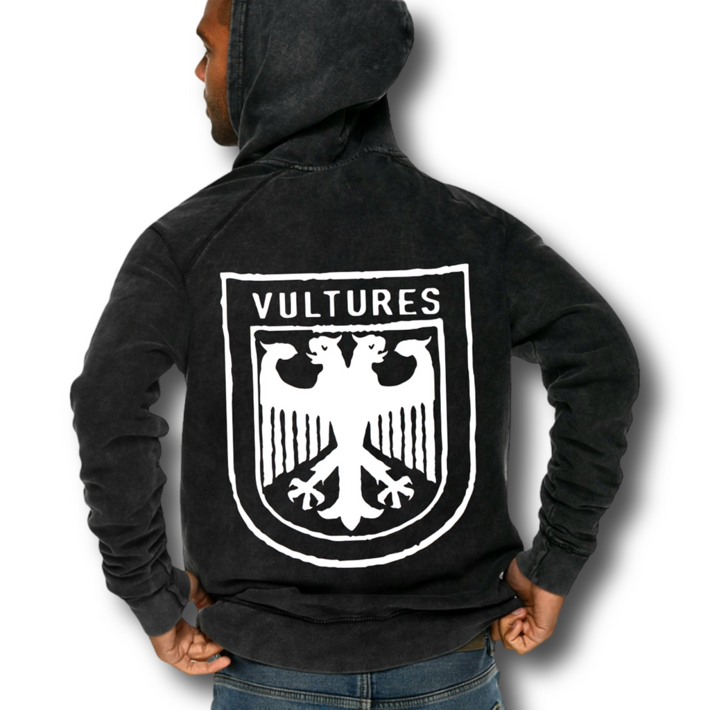 ¥$ Kanye West Ye Ty Dolla Sign Vultures Album Merch Vintage Retro Washed Black Hoodie