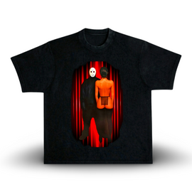 ¥$ Vultures Ye Kanye West & Bianca Censori Heavy Boxy Washed Black T-Shirt