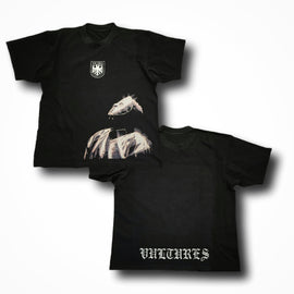 ¥$ Vultures Ye Kanye West Jason Mask Heavy Boxy Washed Black T-Shirt