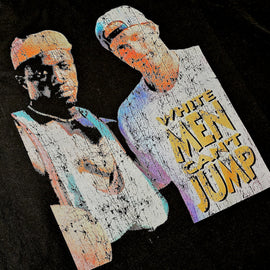 White Men Can't Jump Movie 90's 1992 Nostalgia Vintage Distressed Style Premium T-Shirt