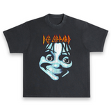 Def Leppard Adrenalize Big Face 1992 90's Alternative Rock Distressed Vintage Black Premium T-Shirt