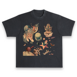 Smashing Pumpkins Melancholy and the Infinite Sadness 1995 90's Alternative Rock Distressed Vintage Black Premium T-Shirt