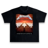 Metallica Master Of Puppets 1986 80's Heavy Metal Distressed Vintage Black Premium T-Shirt