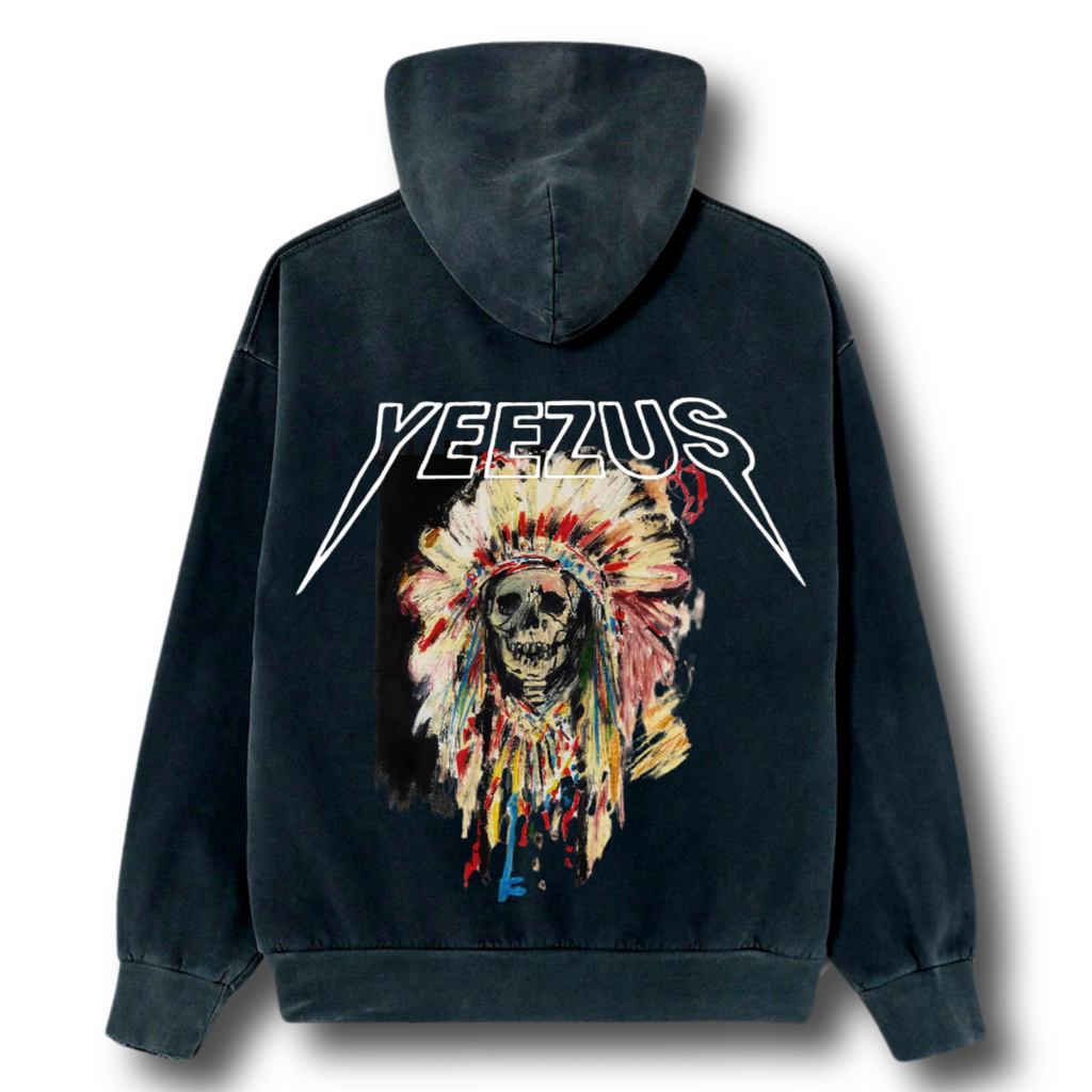 Yeezus tie dye hoodie sale