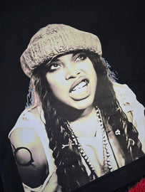 Erykah Badu Call Tyrone Vintage Bootleg Distressed Style Premium Heavy T-Shirt in Washed Black