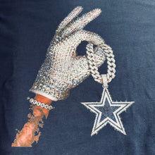 Load image into Gallery viewer, Dallas Cowboys Chain Drake Iceman Premium Style Navy T-Shirt