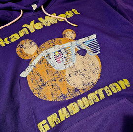 Kanye West / Ye Graduation Tour Premium Vintage Style Hoodie