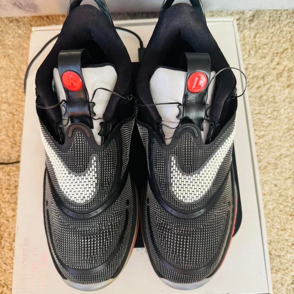 Nike Adapt BB 2.0 Basketball Shoes Mens Size 10.5 Black Red Self-Lacing