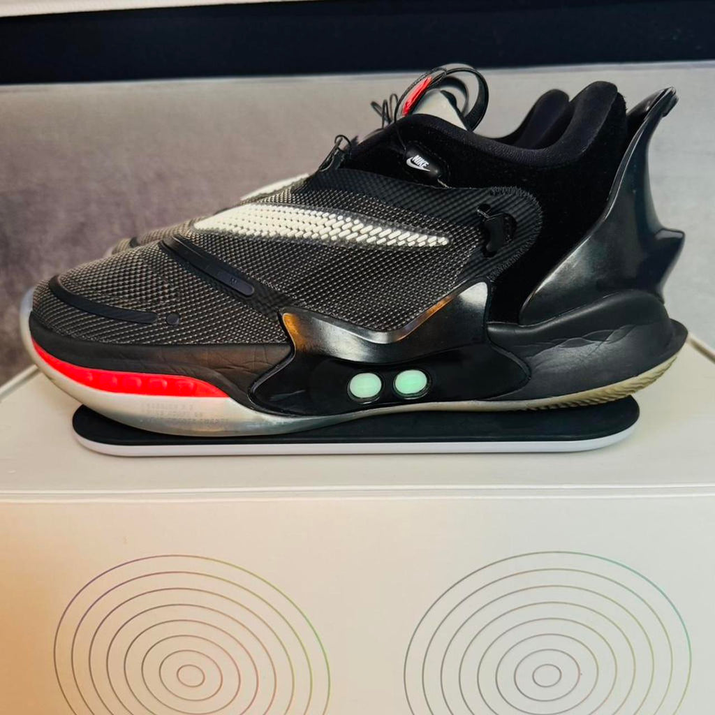 Nike Adapt BB 2.0 Basketball Shoes Mens Size 10.5 Black Red Self-Lacing