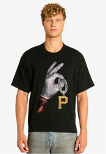 Load image into Gallery viewer, Pittsburgh Pirates Chain Drake Iceman Black T-Shirt