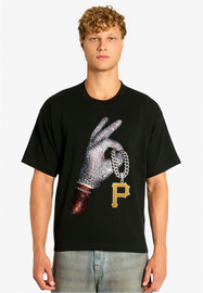 Pittsburgh Pirates Chain Drake Iceman Black T-Shirt