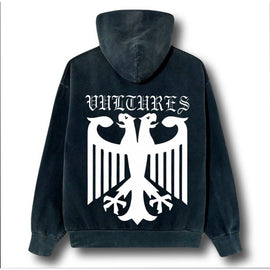 ¥$ Kanye West Ye Ty Dolla Sign Vultures Album Merch Vintage Washed Black Hoodie