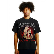 Load image into Gallery viewer, Kanye West Ye Yeezus Indian Chief Heavyweight Streetwear Vintage Style T-Shirt