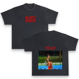 Kanye West Ye Saint Pablo TLOP Tour Premium Heavyweight Vintage Style T-Shirt