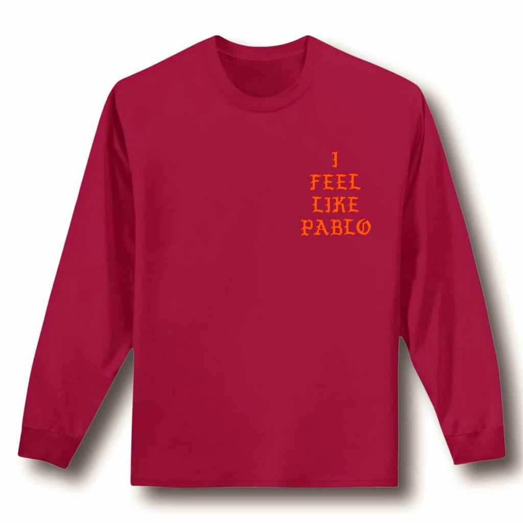 Kanye West Ye I Feel Like Pablo The Life Of Pablo Long Sleeve Streetwear T-Shirt
