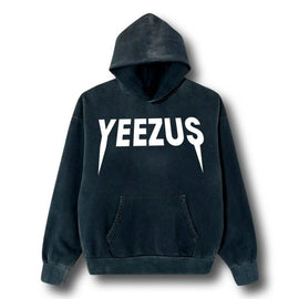 Kanye West Ye Yeezus Praying Skeleton Distressed Vintage Style Premium Hoodie