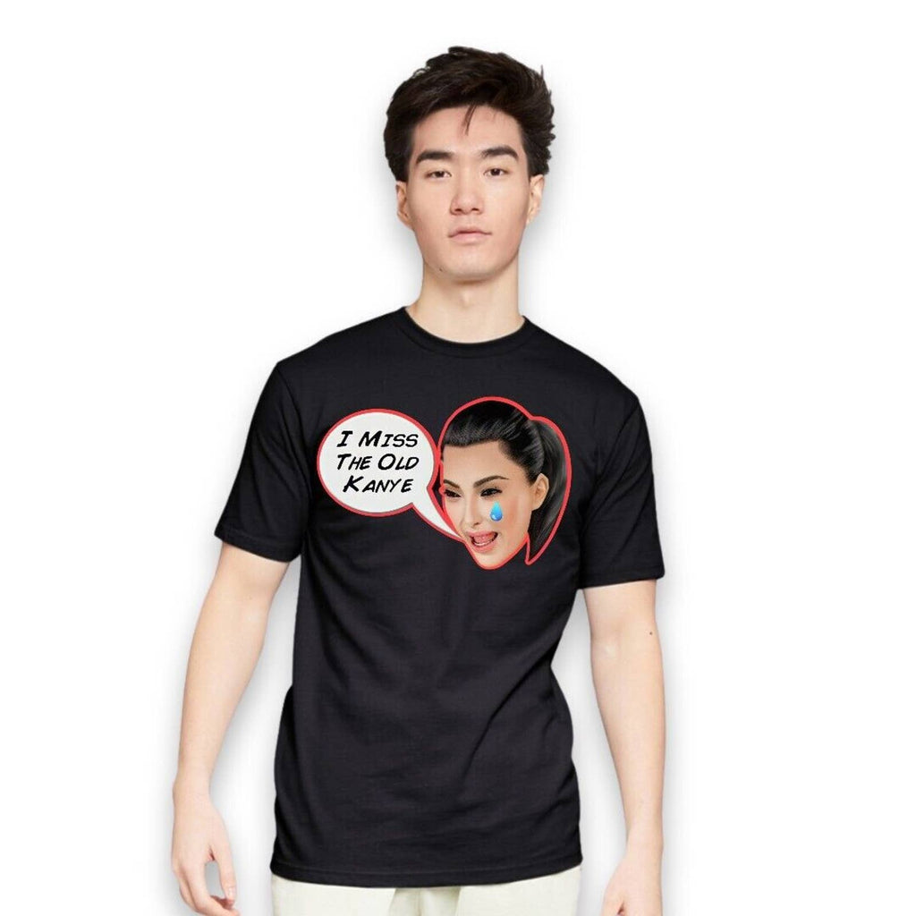 Kim Kardashian Crying Emoji I Miss The Old Kanye West Ye Premium Soft T-Shirt
