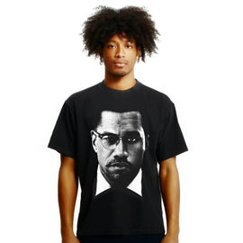 Malcolm X & Kanye West Ye Portrait Oversized Heavyweight Vintage Style T-Shirt