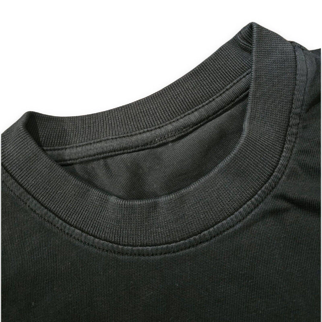 Friday the 13th Jason Vorhees Mask Heavy Vintage Style Washed Black T-Shirt