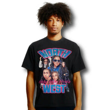 Load image into Gallery viewer, ¥$ North West Kanye Ye Ty Dolla Sign Vultures Washed Black Vintage Style T-Shirt